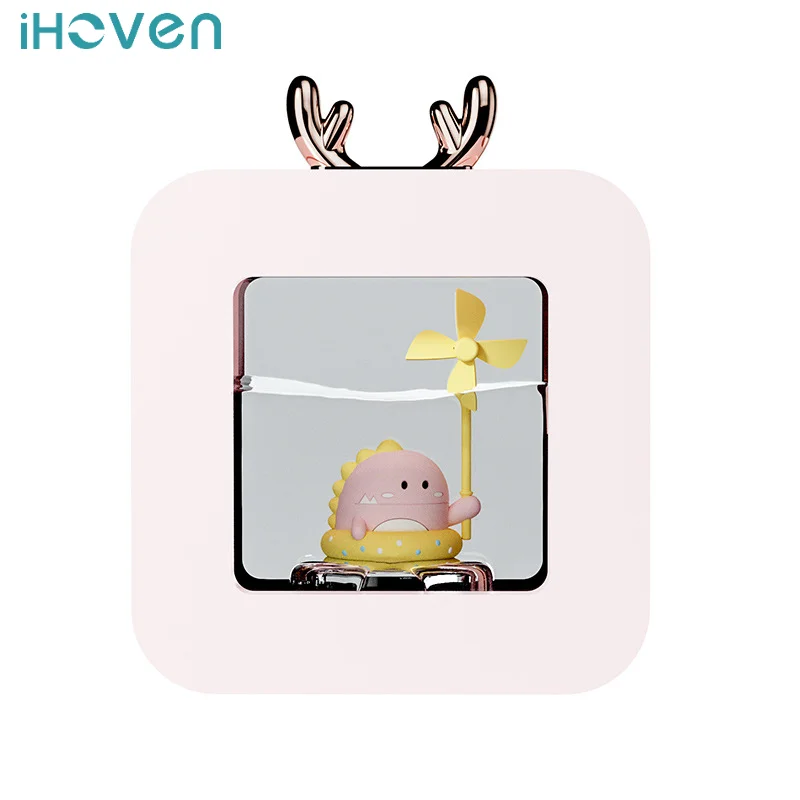 

Беспроводной увлажнитель воздуха с милым диффузором, Настольный портативный очиститель воздуха для дома, спальни, офиса