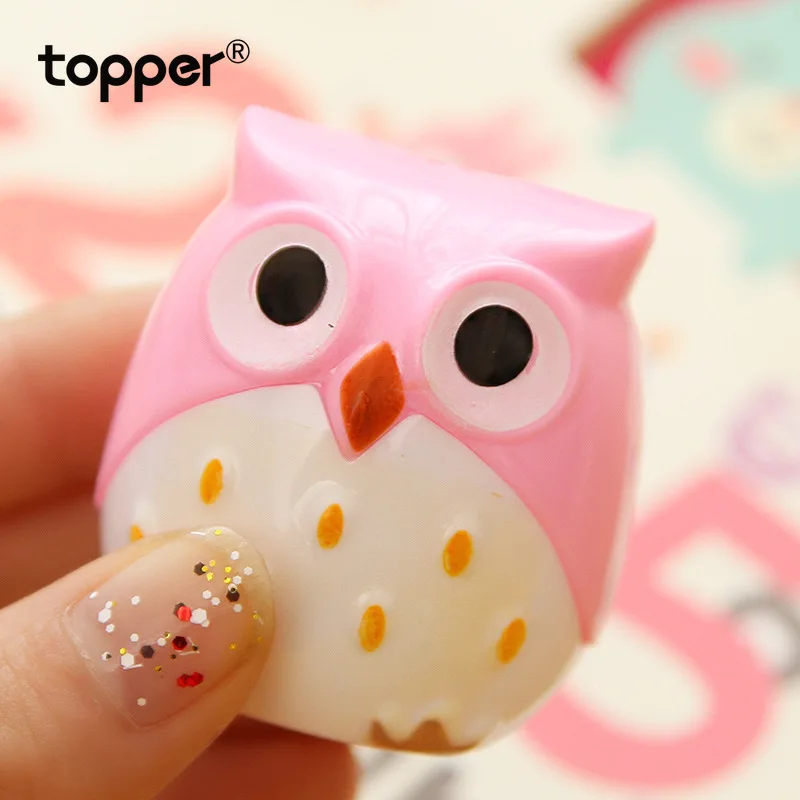 1 шт kawaii мультфильм для карандаша в виде совы точилка инструмент рекламный