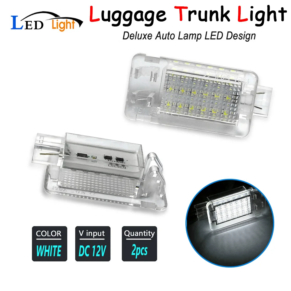 2 шт. Автомобильный светодиодный Чемодан светильник супер белый в багажнике