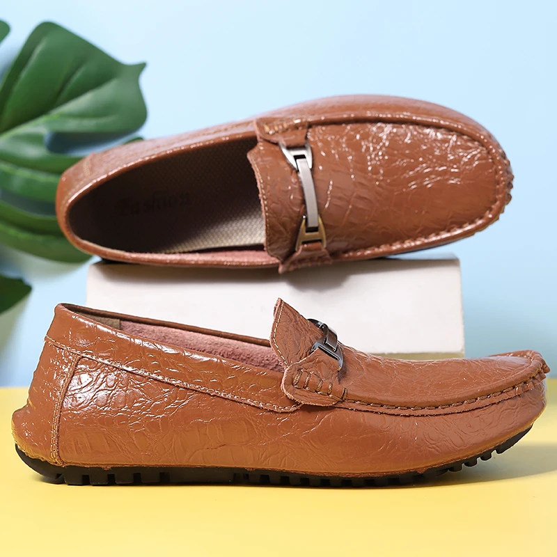 

Italian Leather Shoes Leather Shoes Men Casual For Men's Fashion Moccasins Male Summer Brand Stylish Brown Man Piergitar