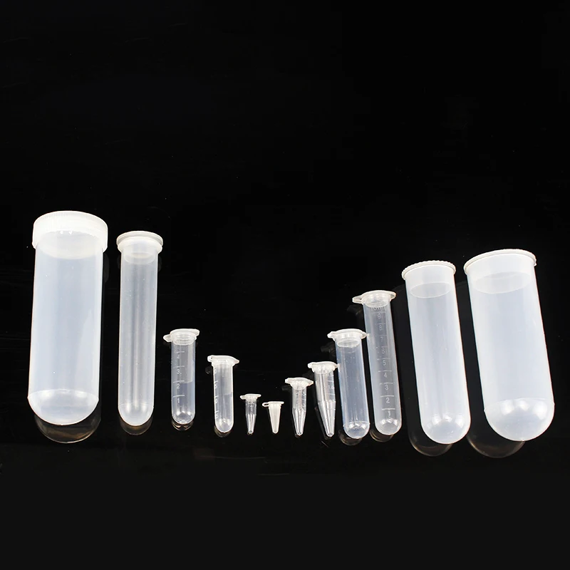 200 шт 7 мл центрифужные трубки с крышкой лабораторные