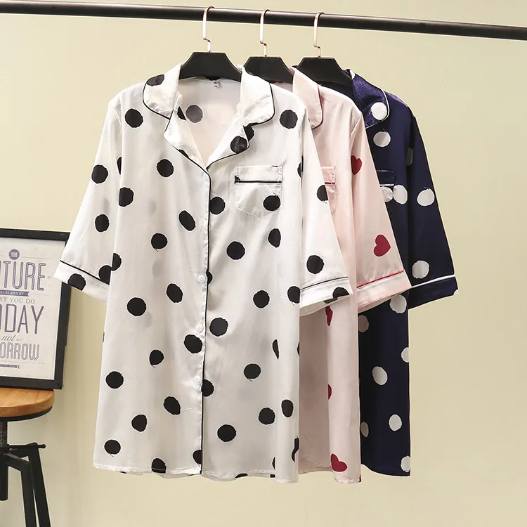 Женские летние Ночные рубашки и ночные Женская домашняя одежда женская с