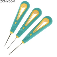 zcmyddm 13pcs rubber handle sewing awl for leathercraft shoe repair stitcher shoes bags repairs tools diy sewing accessories