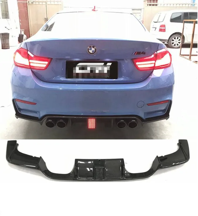 Автомобильный задний бампер M3 M4 из углеродного волокна спойлер диффузор задняя