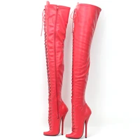 womens boots sexy pointed toe party boots stiletto heel sm over the knee boots us size 6 14 no 230n 1