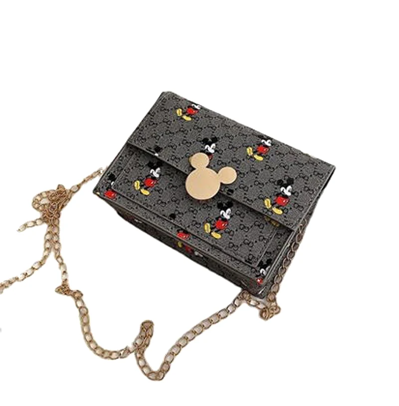 

Маленькая квадратная сумка через плечо с принтом Микки Мауса