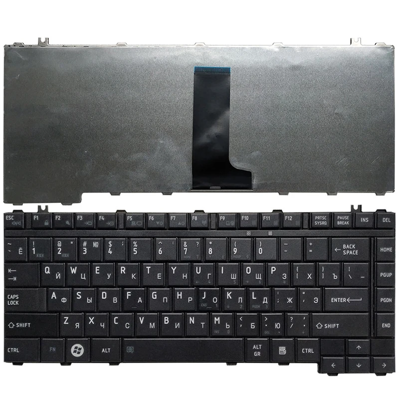 Новая русская клавиатура для Toshiba Satellite A200 A205 A210 A215 A300 A305 A305D A350 A350D A355 M300 M200 M305 русская черная клавиатура