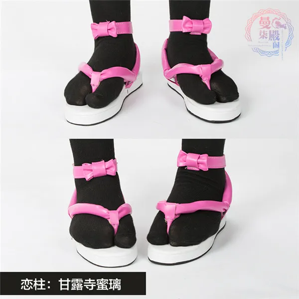 

Demon Slayer Cosplay Shoes Agatsuma Zenitsu Kochou Shinobu All Members Japanese kimono hibiscus free shipping