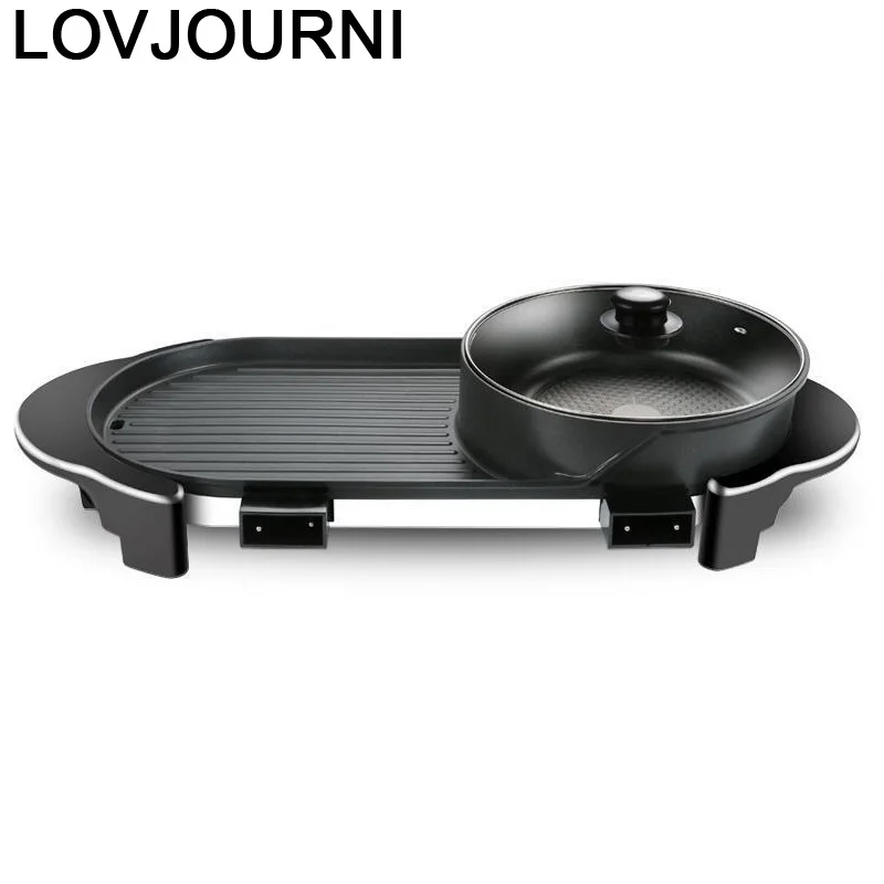 Открытый Портативный курильщик Pan Raclette Mangal Izgara Eletrica мини черрасейра барбекю
