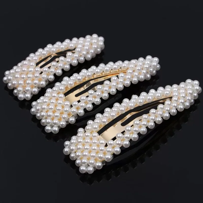 Популярные Модные женские заколки для волос милые геометрические пустотелые