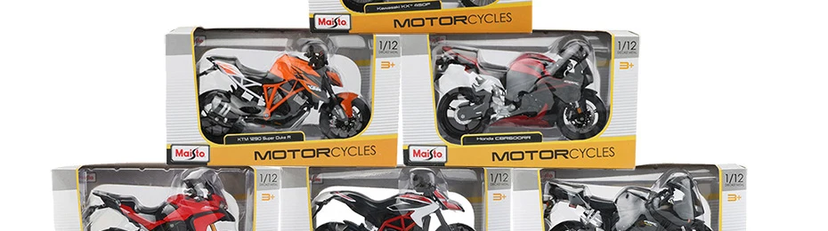Maisto 1:12 модель мотоцикла Игрушка Сплав мотоцикл Panigale 1199 H2R внедорожные мотоциклы Мотокросс игрушки для детей Коллекция