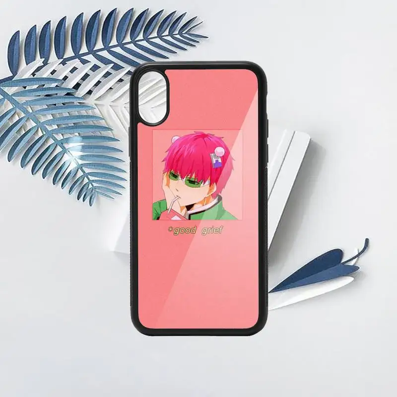 

Saiki Kusuo no Psi Nan anime Phone Case PC for iPhone 11 12 pro XS MAX 8 7 6 6S Plus X 5S SE 2020 XR