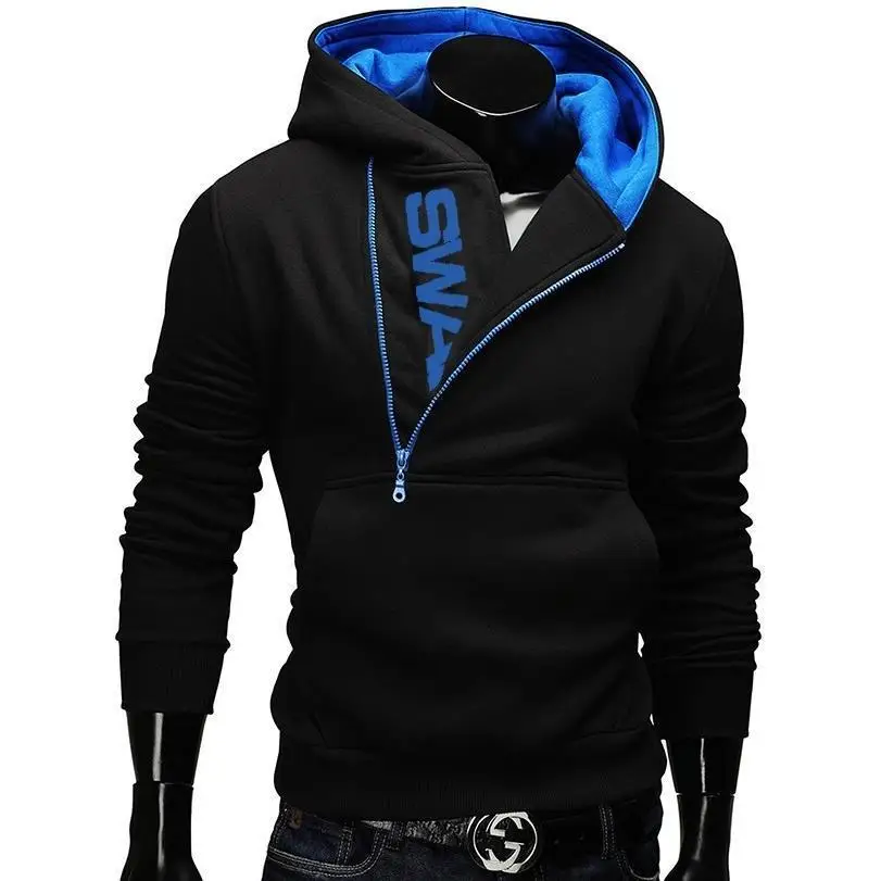 

Spring and autumn coat men's cardigan Hooded Sweater plus fat plus size men's wear