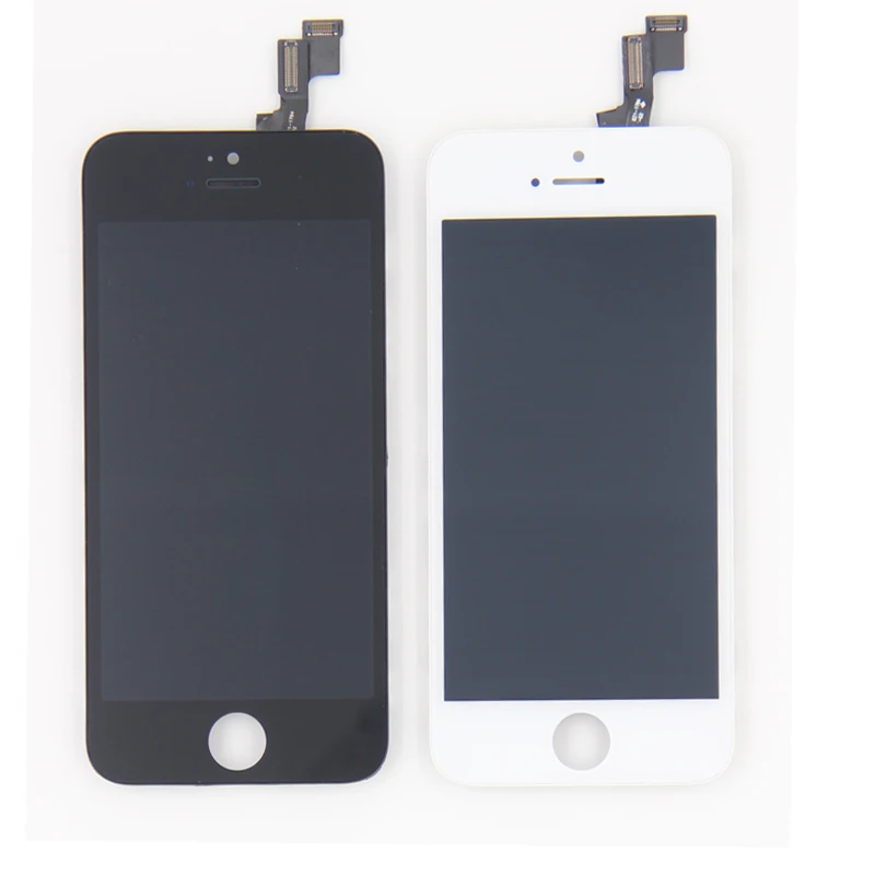 Класс AAAA+++ ЖК-дисплей для iPhone 5 5G 5S 5C SE кодирующий преобразователь сенсорного экрана в сборе. Без битых пикселей+ с подарками