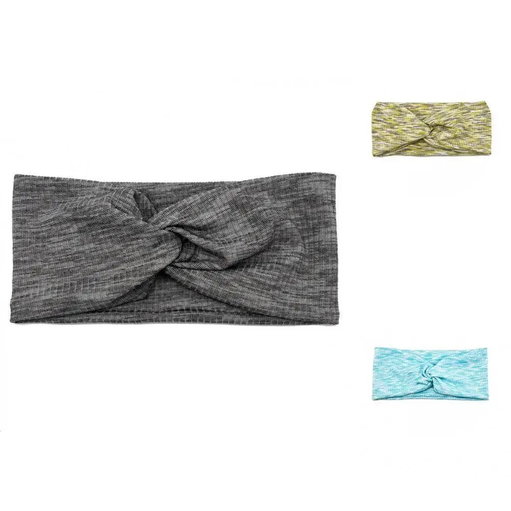 

Sweatband Stylish Yoga Head Bands Knitted Fitness Twisted Boho Headwrap