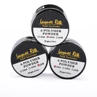 Прозрачные акриловые блестки для наращивания ногтей, 3 цвета, розовый, белый, прозрачный