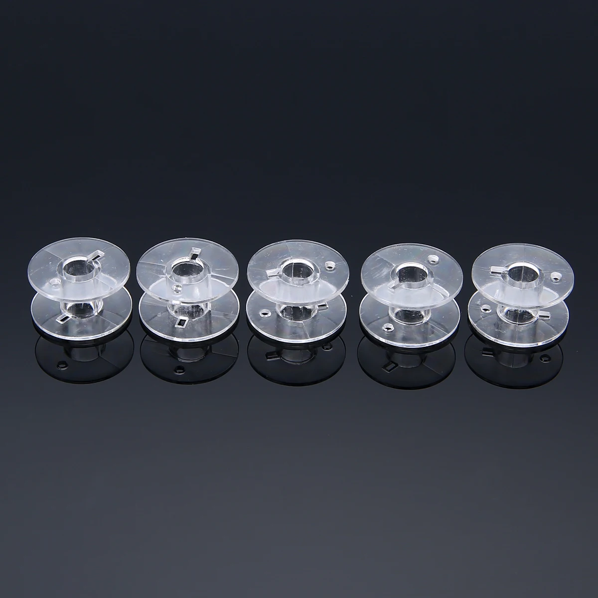 

30pcs Sewing Machine Bobbins Spool Transparent Plastic Empty Bobbins For Brother Sewing Machine