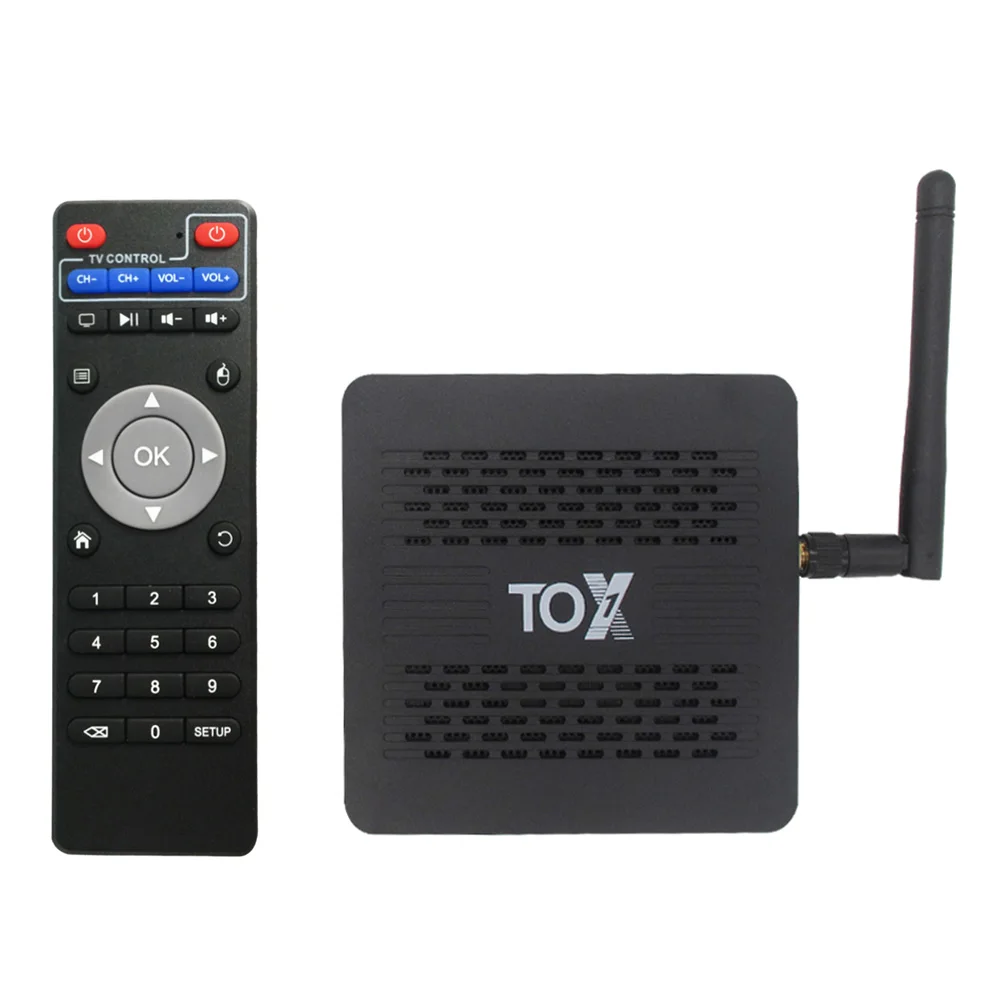 TOX1 Amlogic S905X3 Android 9 0 ТВ коробка 4 Гб оперативной памяти 32 встроенной приемники 2 4G 5G Wi