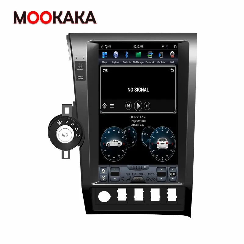 6 + 128G Android 11 для Toyota Tundra 2007-2011 Tesla 12 'вертикальный экран автомобильное Стерео