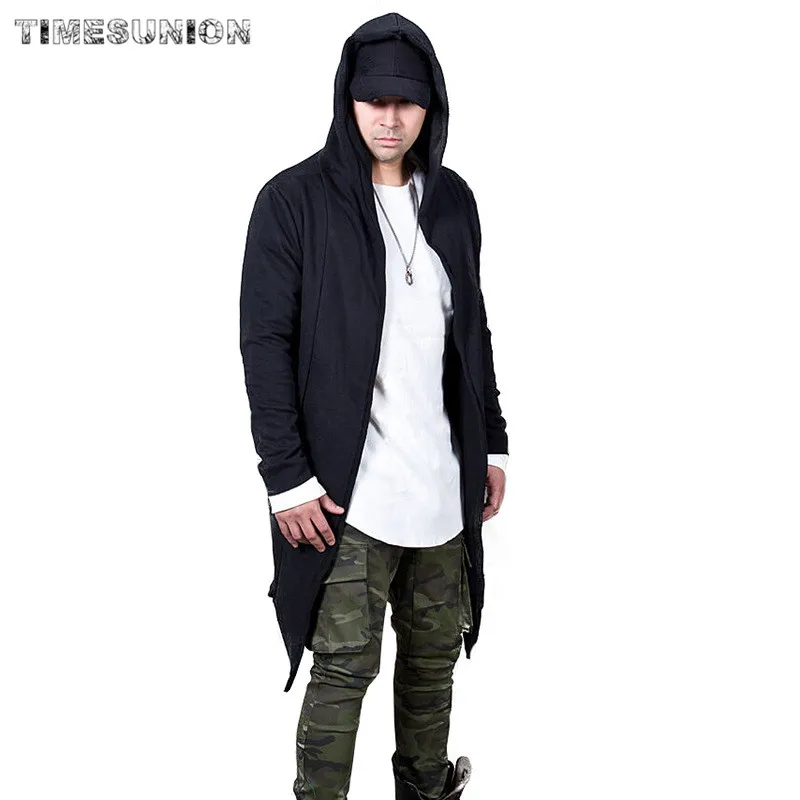 Дропшиппинг Assassins Creed Dark серия нерегулярный кардиган с капюшоном свитер Длинные
