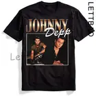 Летняя футболка 2021, Новые Топы, забавные мужские футболки с круглым вырезом, Джош бролинь, Рэперы, мужские повседневные футболки Джонни Депп, черная футболка с коротким рукавом