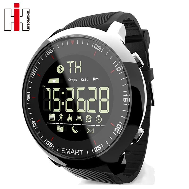 

Smart Watch Sport Waterproof Pedometers Message Reminder Bluetooth Outdoor Swimming Men Smartwatch For IOS Android Phone