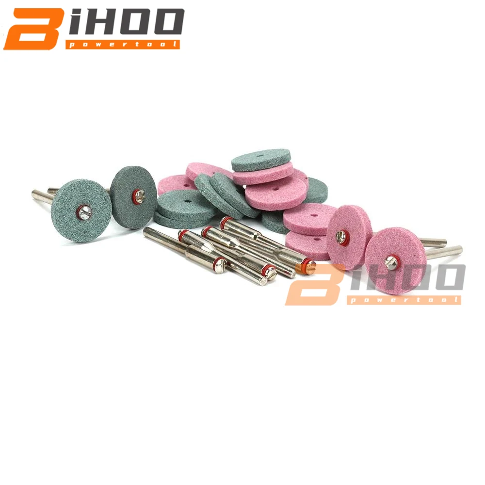 

Corundum Grinding Disc 3mm Screw Mandrel Shank Holder 20mm Diameter Chrome for Rotary Drills Abrasive Tool 10Pcs/Set