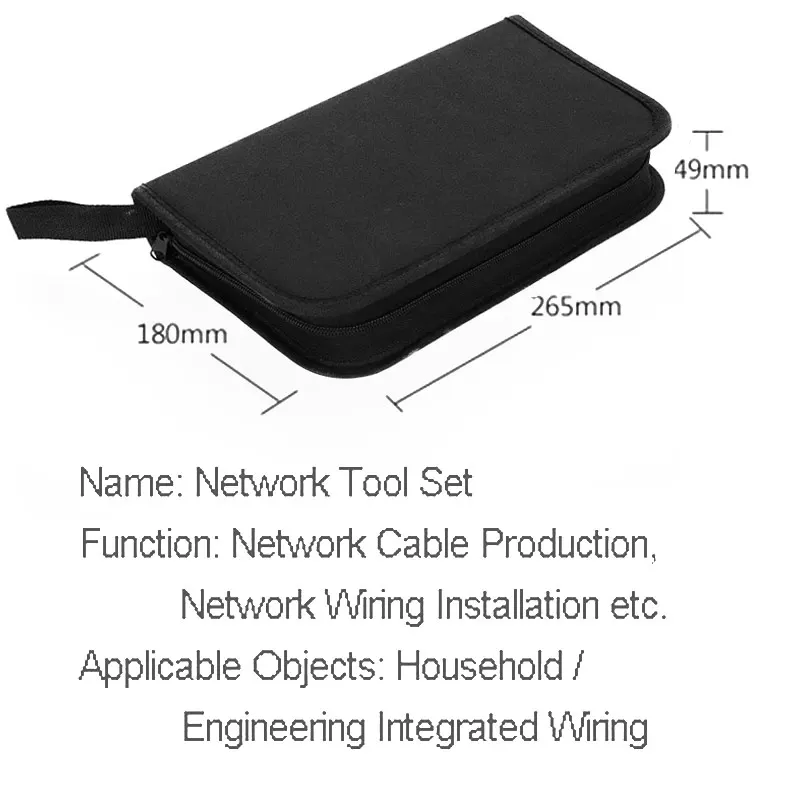 Набор инструментов для ремонта компьютерной сети тестер кабеля Lan отвертка