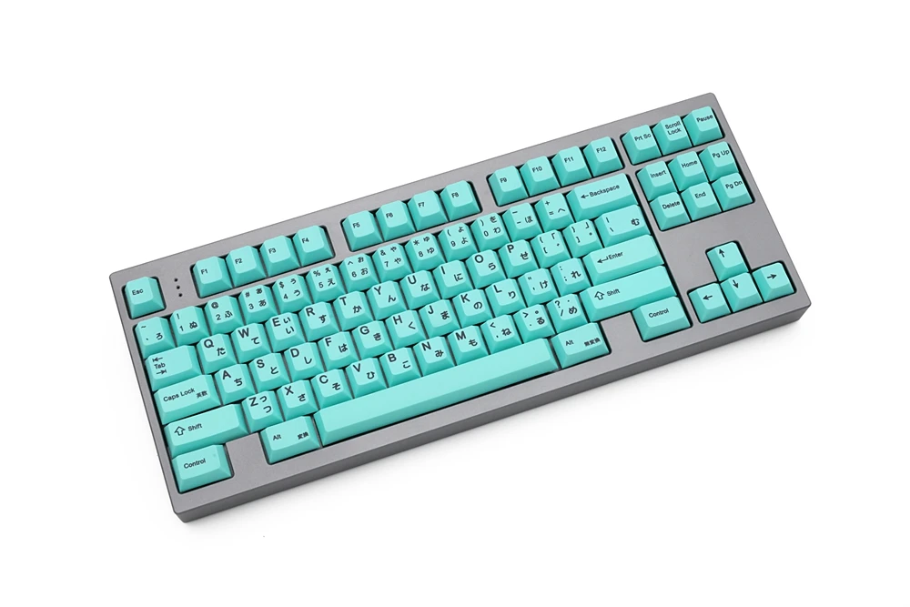 Cyan 139 японский корень черный шрифт язык Вишневый профиль краситель Sub Keycap PBT для gh60