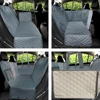 PETRAVEL Dog Car Seat Cover Waterproof Pet Travel Dog Carrier Hammock Car Rear Back Seat Protector Mat Safety Carrier For Dogs 4