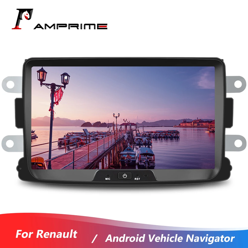 AMPrime 2 Din автомагнитола Android Авторадио 8 дюймов GPS MP5 мультимедийный плеер для Renault