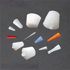 50 шт.лот термостойкие силиконовые резиновые пробки (случайный цвет): порошковое покрытие для маскировки, защита резьбы