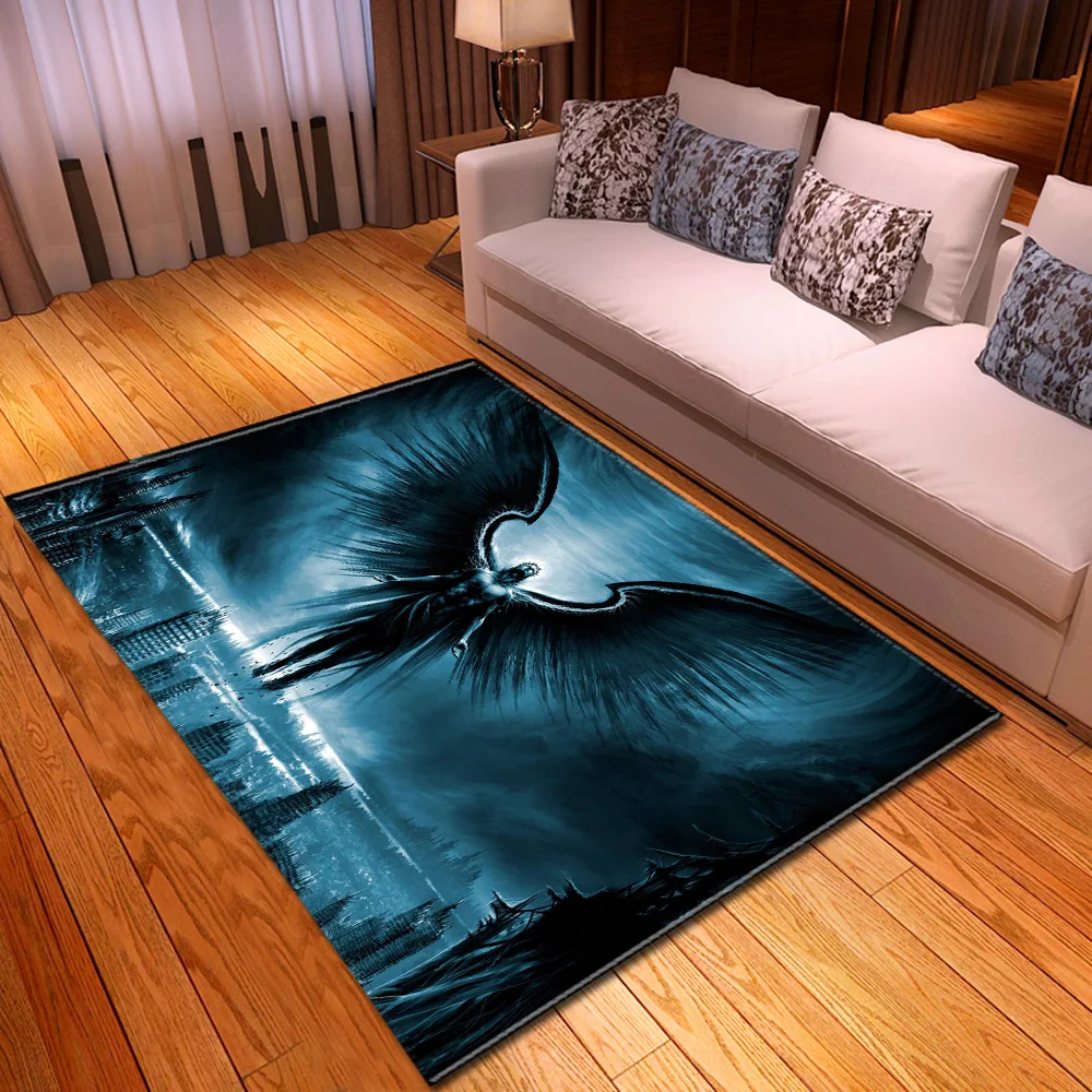 

Nordic Carpets Sexy 3D Skulls Printed Carpet Home Decorate Carpets for Living Room Bedroom Mat Flannel Halloween party Area Rugs