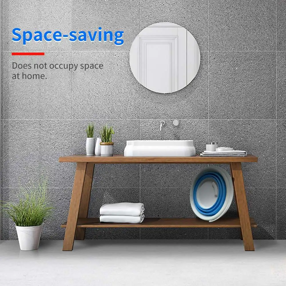 

Portable Mini Washing Machine Ultrasonic Turbine Washing Machine Foldable Bucket Shape Laundry Clothes Washer for Home Travel