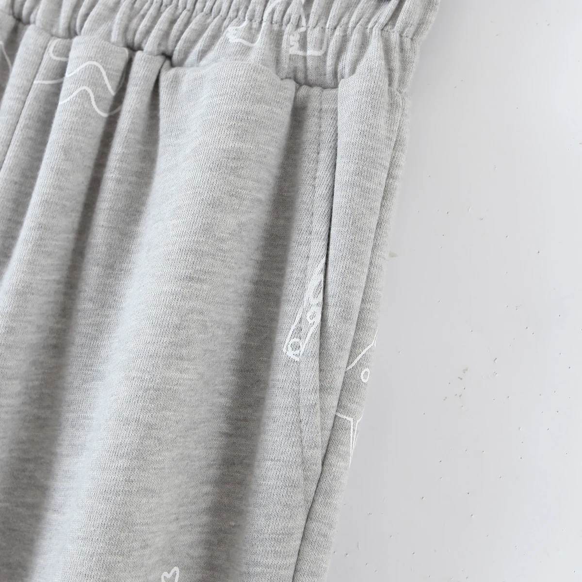 

Women Trousers 2021 Summer High Waist Jogging Pants Women Printed Loose Sportwear Trousers Casual Wide-Leg Streetwear Pants