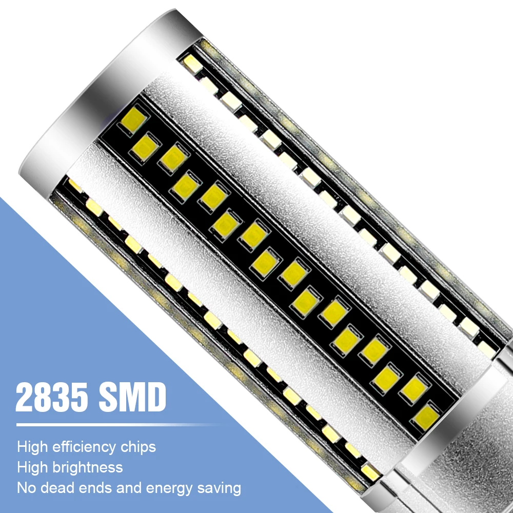 Светодиодная лампа-кукуруза E27 Led лампа свеча светильник 220V 2835 SMD на 15 Вт 20 хит