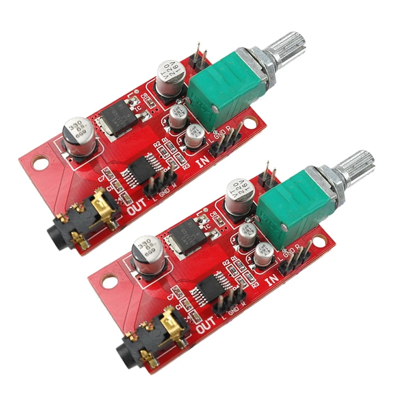 

2X Headphone Amplifier Board MAX4410 Miniature Amp Can Be Used As A Preamplifier Instead Of NE5532