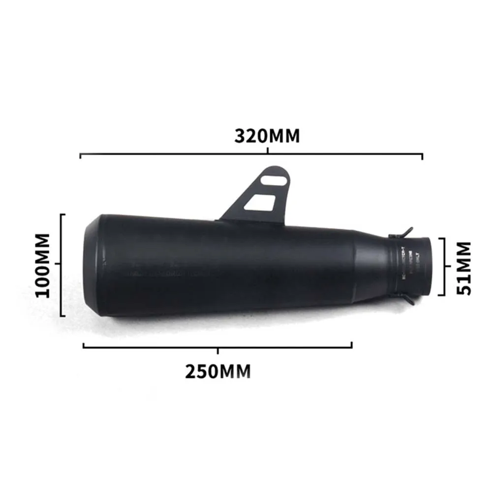 Универсальная левая и правая выхлопная система Escpe 36 51 мм для мотоцикла лента