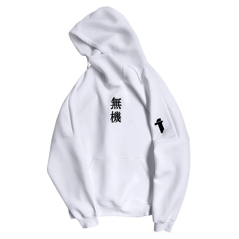 

Letter Embroidery Hip Hop Hooded Loose Couple Wear Hoodies Sweatshirts Men Autumn Winter Casual Pullover Streetwear Techwear Top