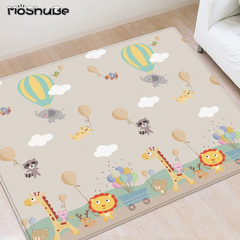 Двухсторонний коврик для детей ползания гостиная детский 0 5 см тренажерный зал