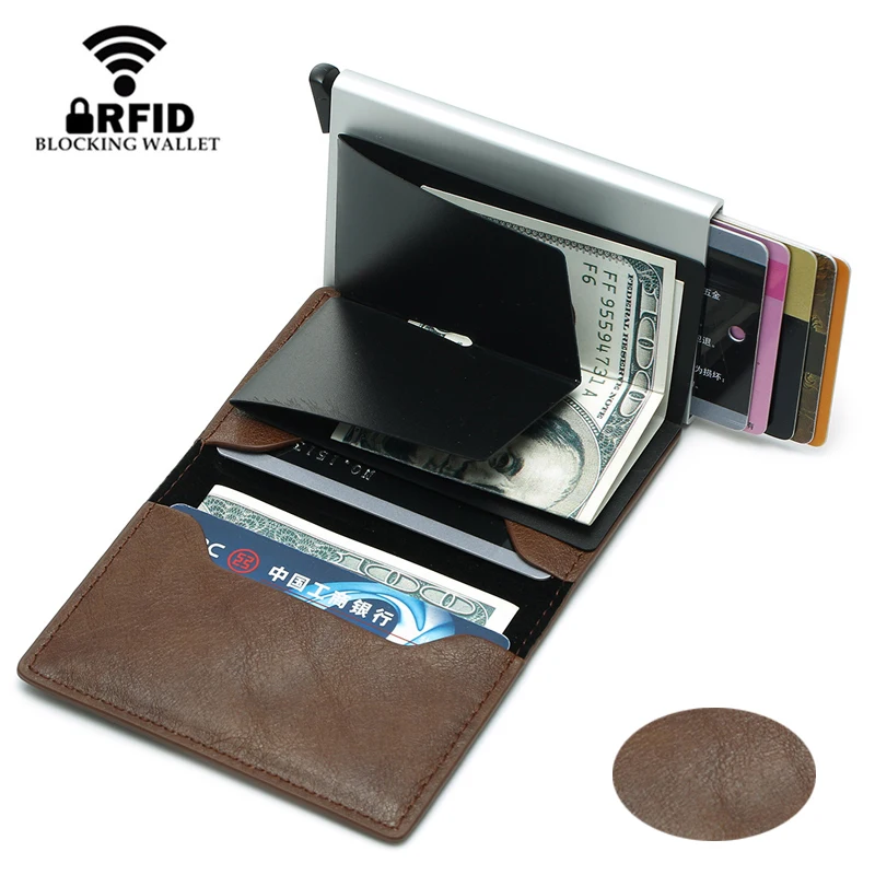 YAMBUTO 2021 RFID кошелек держатель карт унисекс металлический алюминиевый