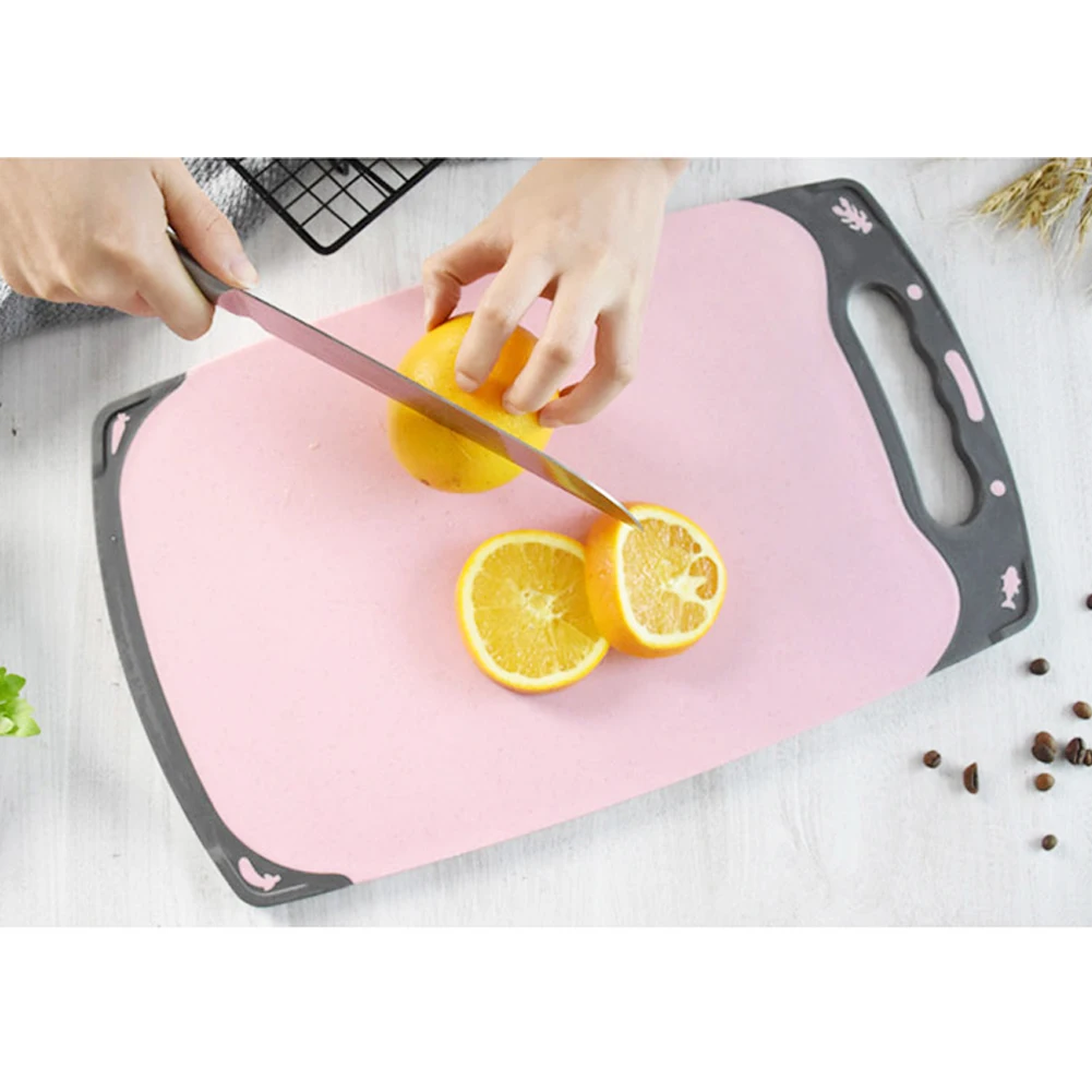 

Cutting Board Plastic Cutting Board Wheat Straw Vegetable Meat Chopping Board Sterile Mildew Proof Chopping Board Kitchen Tool
