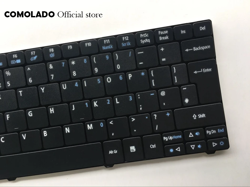 UK US WB Клавиатура для ноутбука Acer Aspire one 751 751H 721 3935 3936 ZA3 1810T черная клавиатура