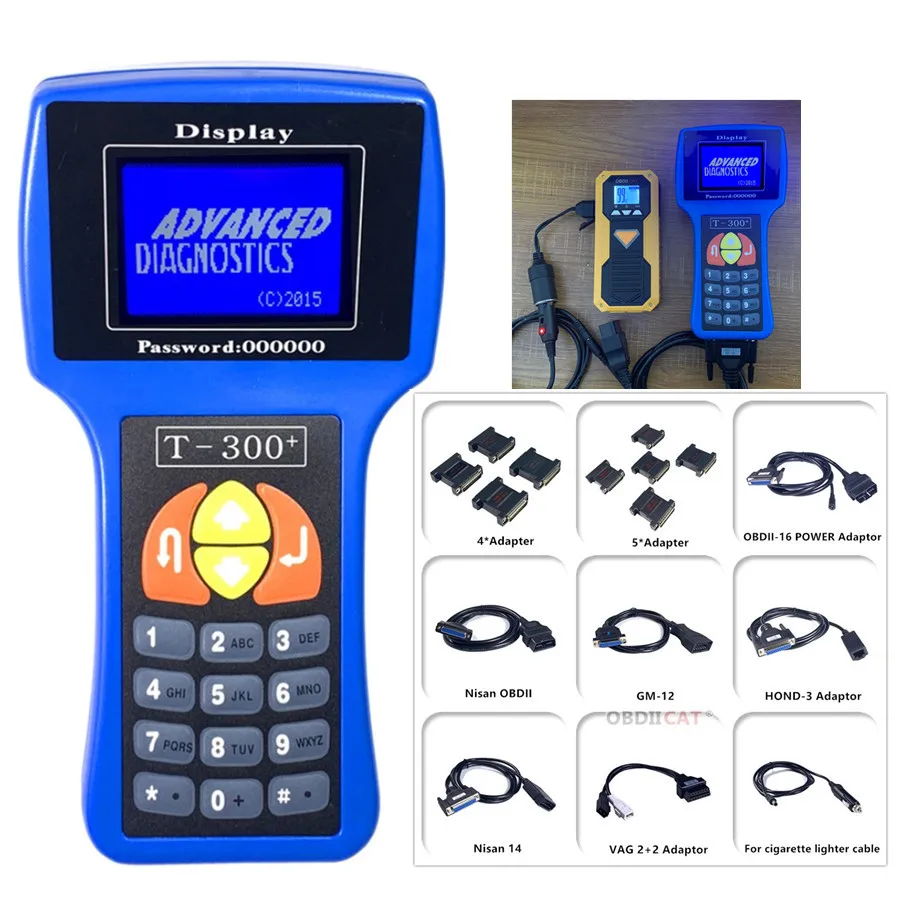 Горячая продажа! Автоматический ключевой программатор T300 v19.2 + CK100 CK 100 v99 99