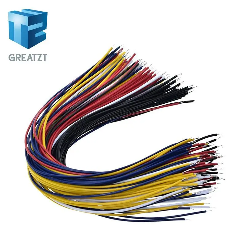 GREATZT 100 шт. 20 см цветная Гибкая двухконцевая Оловянная макетная плата