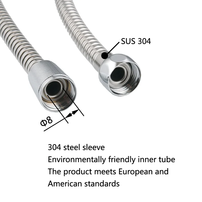 60 дюймов шланги сантехнические из нержавеющей стали шланг для душа ванной ручной