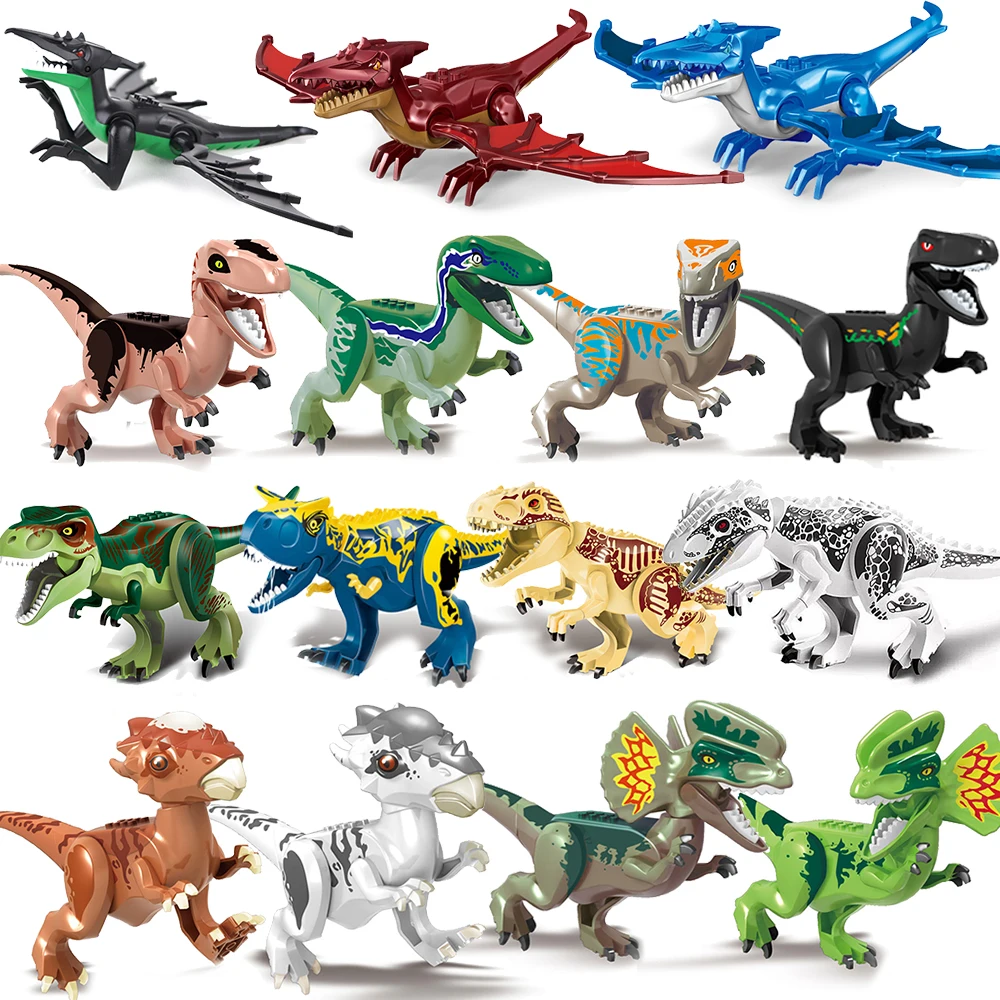 Конструктор Парк Юрского периода 2 динозавр тираннозавр T Rex Indominus I Carnotaurus игрушки