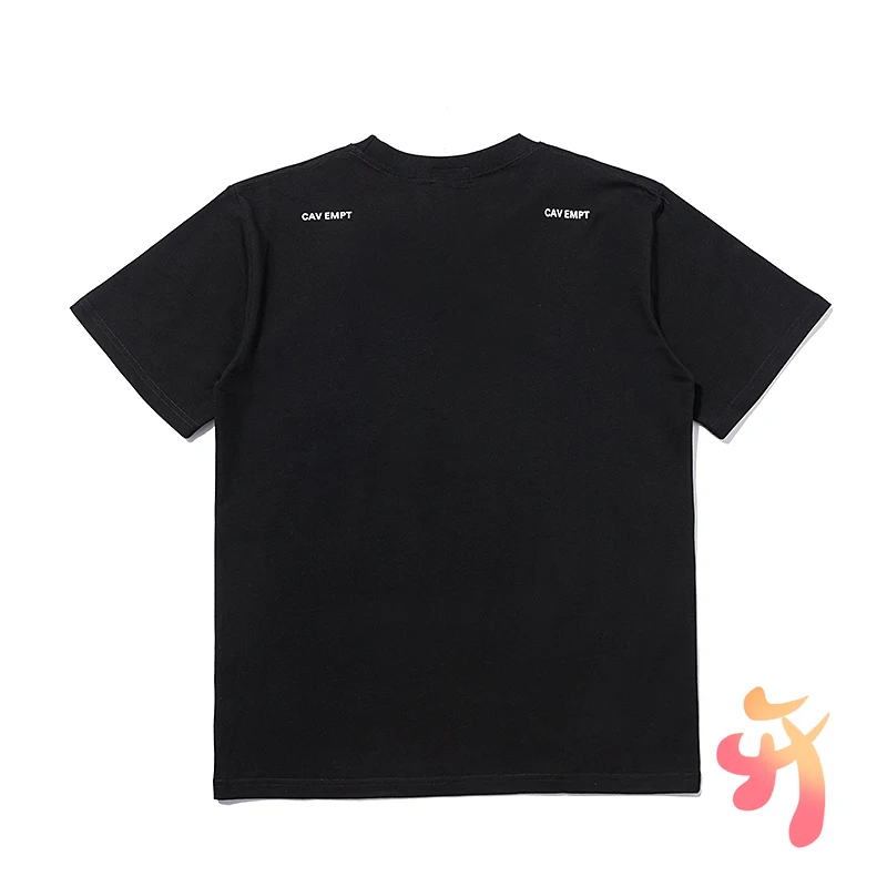 

Cav Empt T-shirt Men Women High Quality Cotton Round Neck Tops CAVEMPT C.E. Black and White Simple Painting Fashion T Shirt