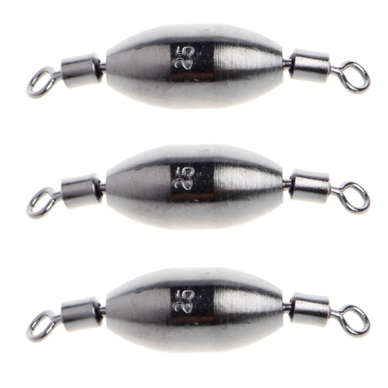 3 шт. медное грузило рыболовные Вертлюги вращающиеся свинцовые противовес снасти