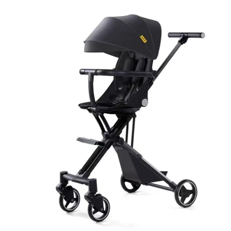 

Super Light Fold Baby Stroller Can Sit and Lie Down High Landscape Slip Baby